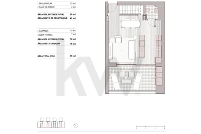 Apartamento T2 para Venda em Ramalde