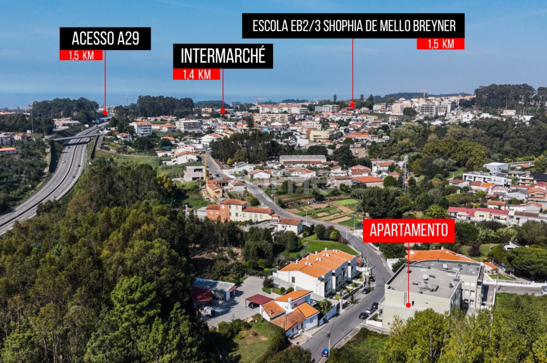 Apartamento T2 para Venda em São Felix da Marinha Foto 1