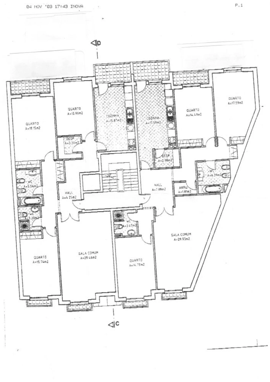 Apartamento T3 para Venda em Caldas da Rainha - Santo Onofre e Serra do Bouro Planta 1