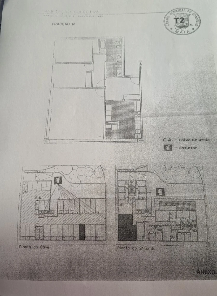 Apartamento T2 para Venda em Aguas Santas Planta 1