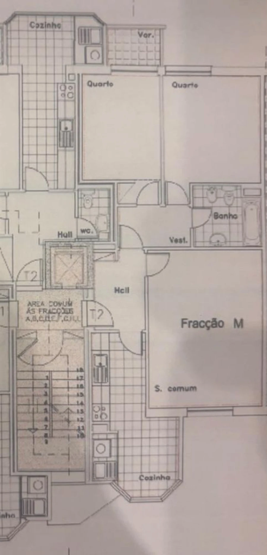 Apartamento T2 para Venda em Serzedo e Perosinho Planta 1
