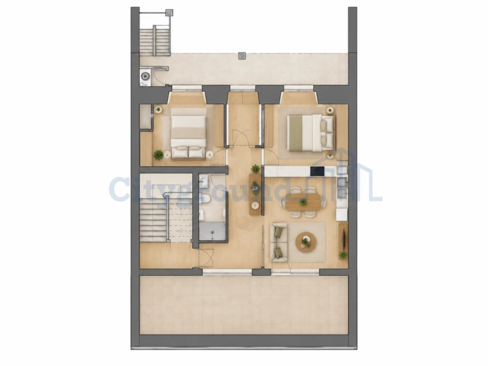 Apartamento T2 para Venda em São Vicente Foto 1