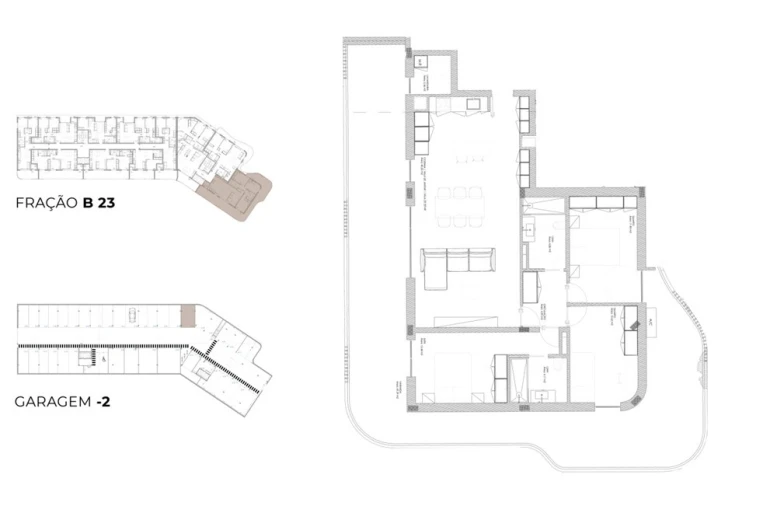 Apartamento T3 para Venda em Oliveira do Douro Planta 1