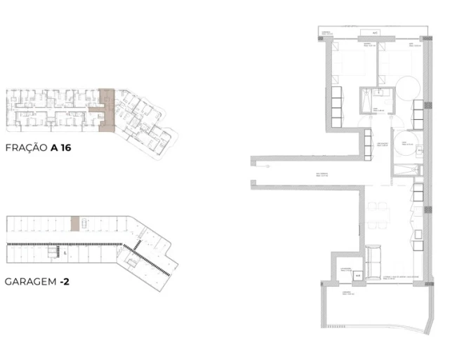 Apartamento T2 para Venda em Oliveira do Douro Planta 1