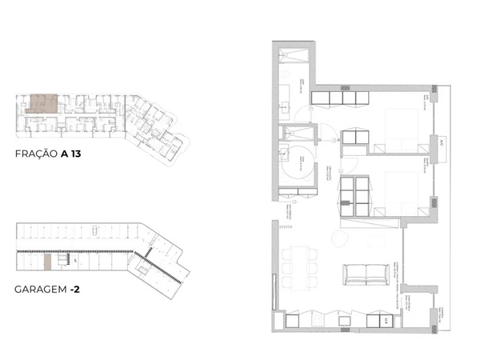 Apartamento T2 para Venda em Oliveira do Douro Planta 1