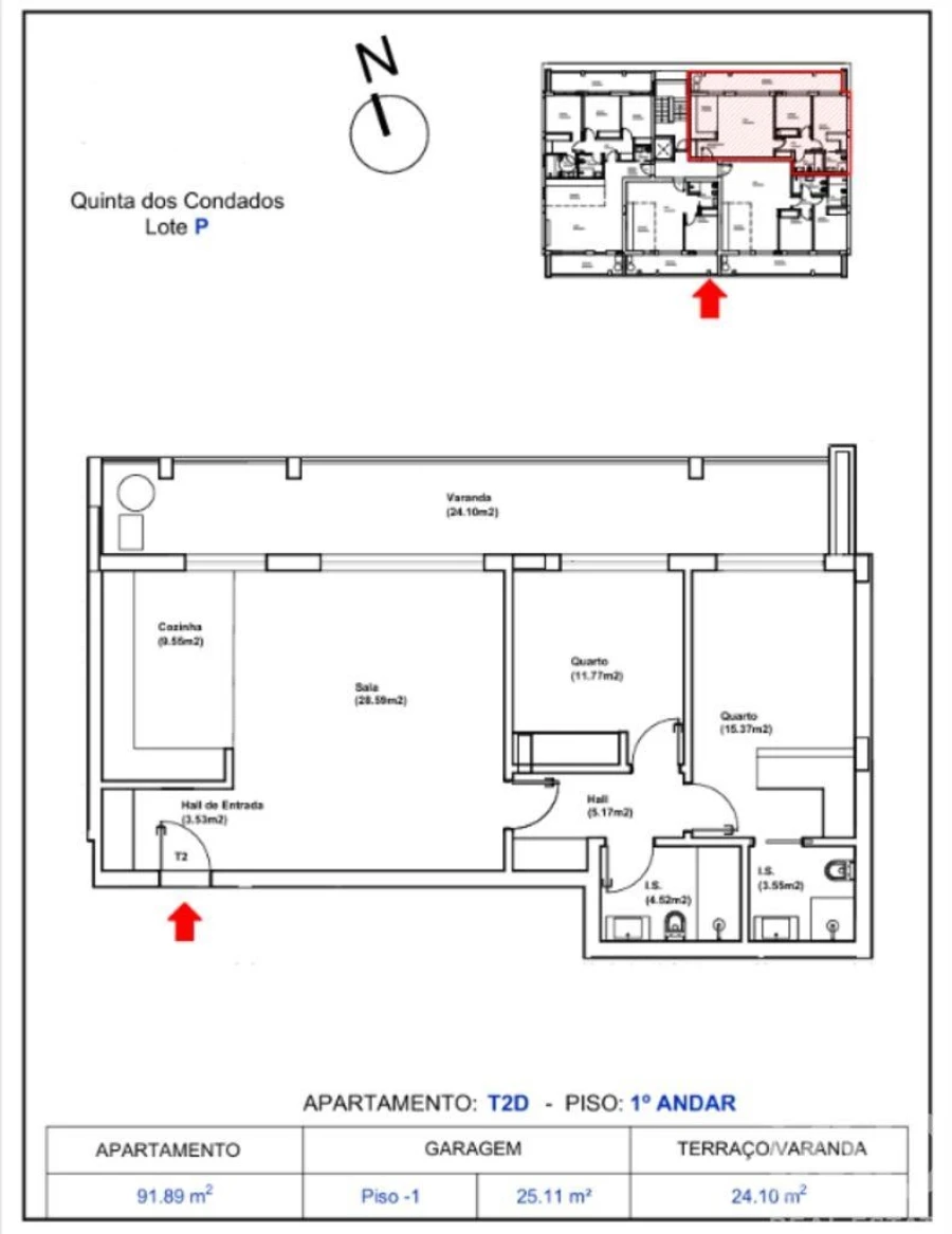 Apartamento T2 para Venda em Tavarede Foto 6