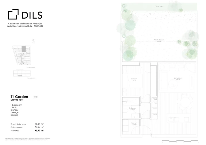 Apartamento T1 para Venda em Paranhos Planta 1