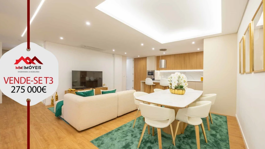 Apartamento T3 para Venda em Paredes