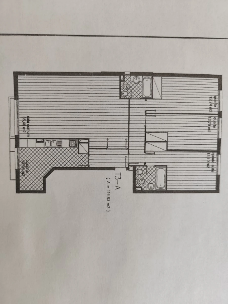 Apartamento T3 para Arrendamento em Montijo e Afonsoeiro Planta 1