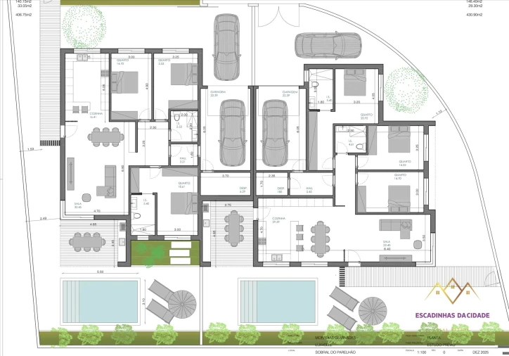 Moradia T3 para Venda em Carvalhal Planta 1