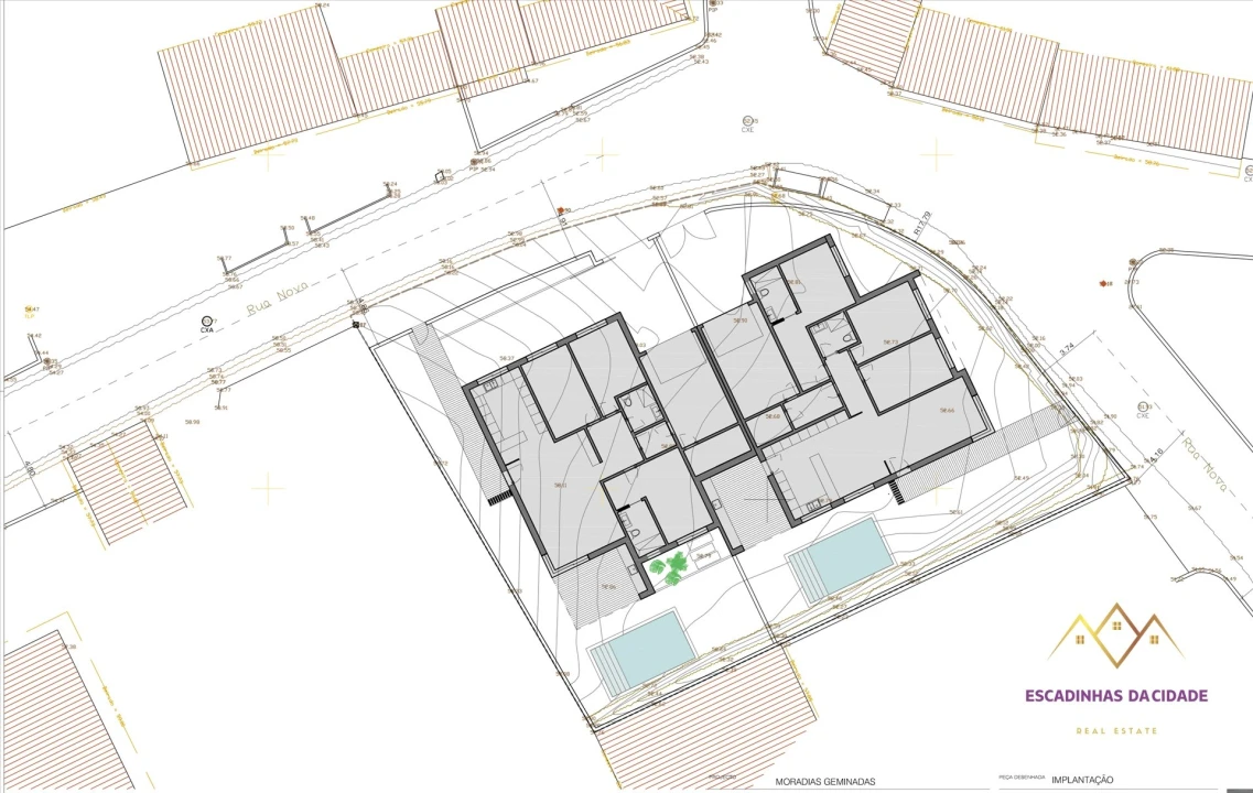 Moradia T3 para Venda em Carvalhal Planta 2
