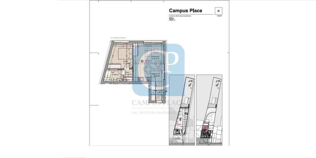 Apartamento T1 para Venda em Paranhos Planta 1