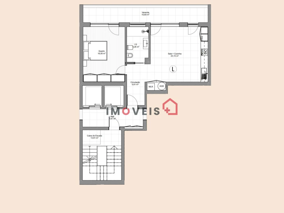 Apartamento T1 para Venda em Evora de Alcobaça Foto 2