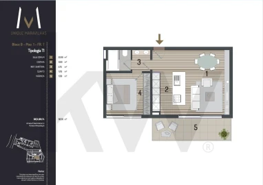 Apartamento T1 para Venda em Funchal (São Pedro)