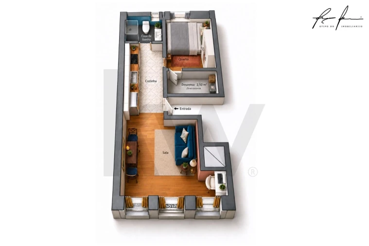 Apartamento T1 para Venda em Misericórdia Foto 26