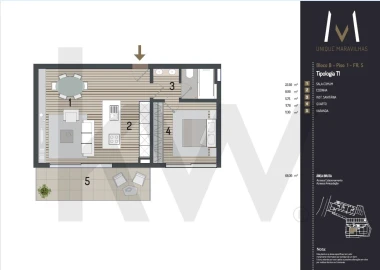 Apartamento T1 para Venda em Funchal (São Pedro)