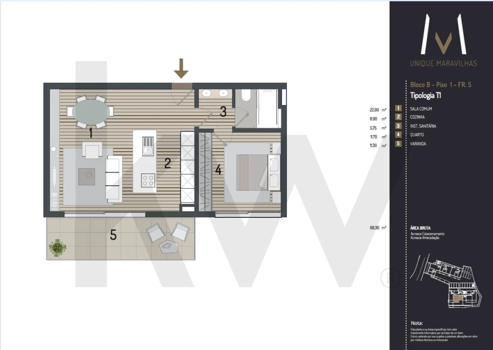 Apartamento T1 para Venda em Funchal (São Pedro) Foto 33