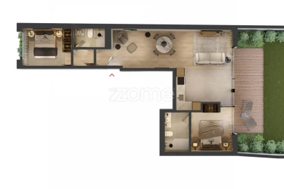 Apartamento T2 para Venda em Mafamude e Vilar do Paraíso