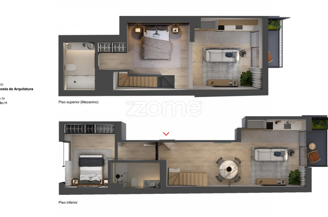 Apartamento T2 para Venda em Mafamude e Vilar do Paraíso Foto 44