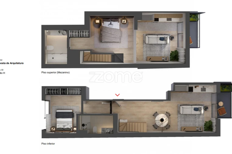 Apartamento T2 para Venda em Mafamude e Vilar do Paraíso Foto 44