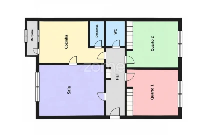 Apartamento T2 para Venda em Santo Antonio dos Olivais