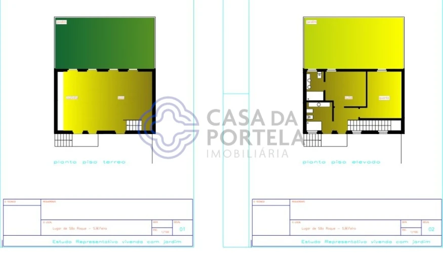 Moradia T3 para Venda em São Roque Planta 1