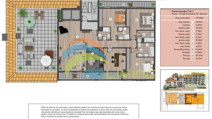 Apartamento T3 para Venda em Funchal (Se)
