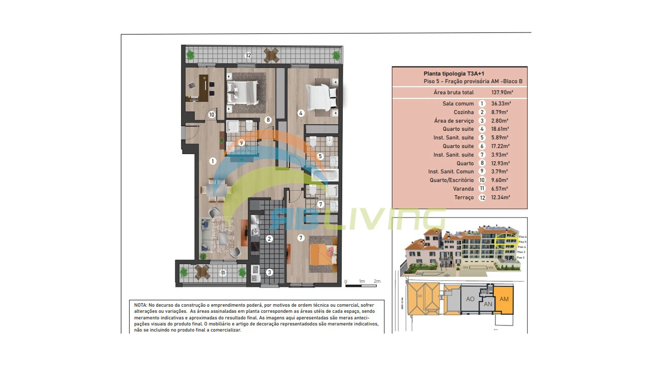 Apartamento T3 para Venda em Funchal (Se) Foto 2