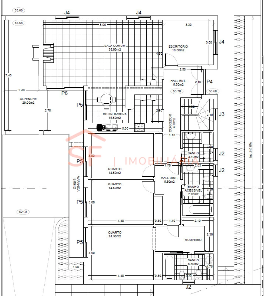 Moradia T4 para Venda em Arcozelo Planta 2
