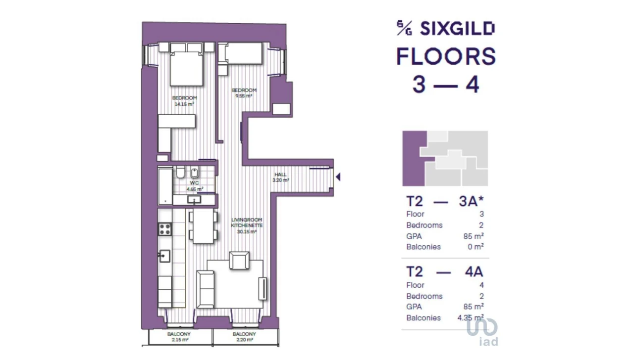 Apartamento T2 para Venda em Santa Maria Maior Foto 8