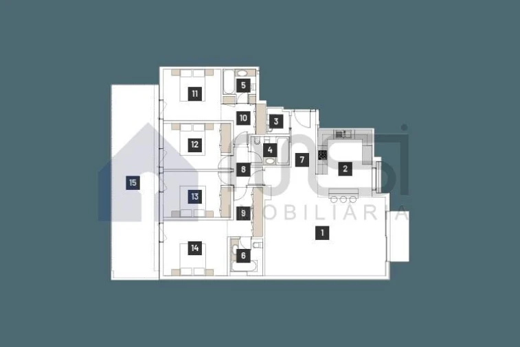 Apartamento T4 para Venda em Matosinhos e Leça da Palmeira Foto 15