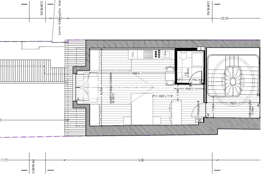 Apartamento T0 para Venda em Braga (Maximinos, Sé e Cividade) Foto 14