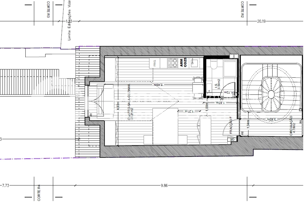 Apartamento T0 para Venda em Braga (Maximinos, Sé e Cividade) Foto 16