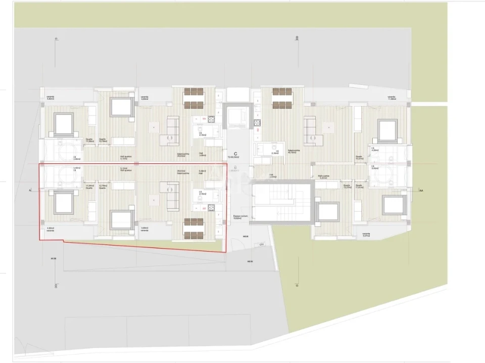 Apartamento T2 para Venda em Rio de Loba Foto 3
