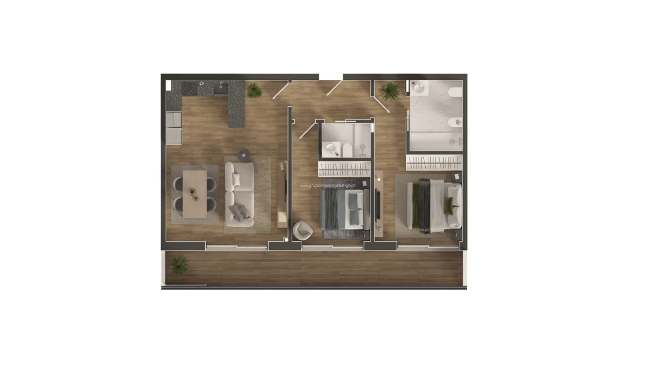 Apartamento T0 para Venda em Quelfes Foto 9