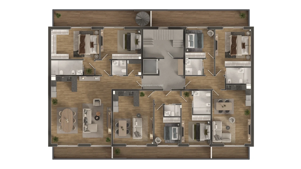 Apartamento T0 para Venda em Quelfes Foto 6