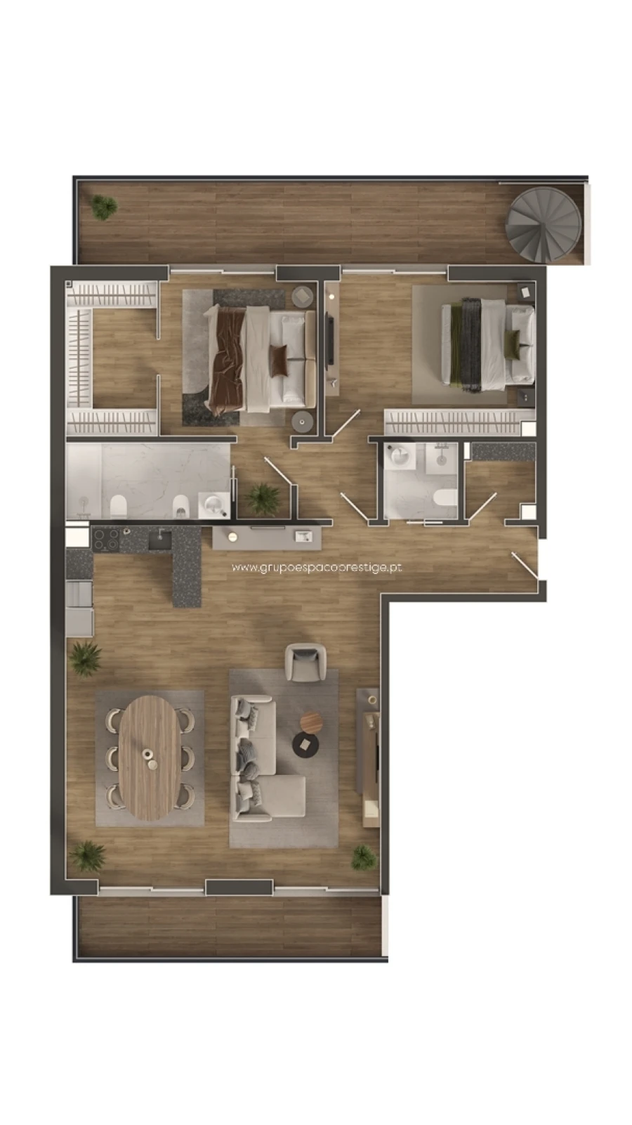 Apartamento T0 para Venda em Quelfes Foto 7