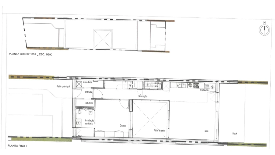 Moradia T2 para Venda em Quarteira Planta 5