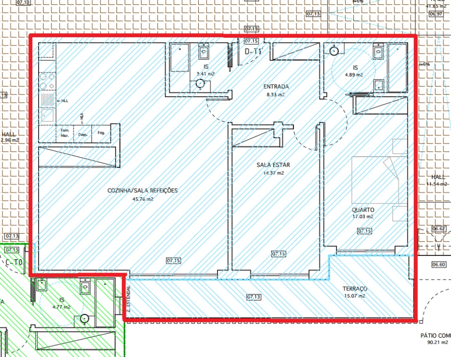 Apartamento T2 para Venda em Conceição e Cabanas de Tavira Foto 3