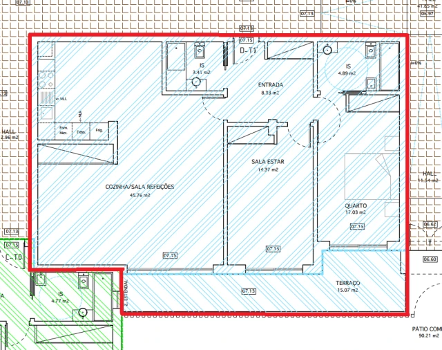 Apartamento T2 para Venda em Conceição e Cabanas de Tavira Foto 3