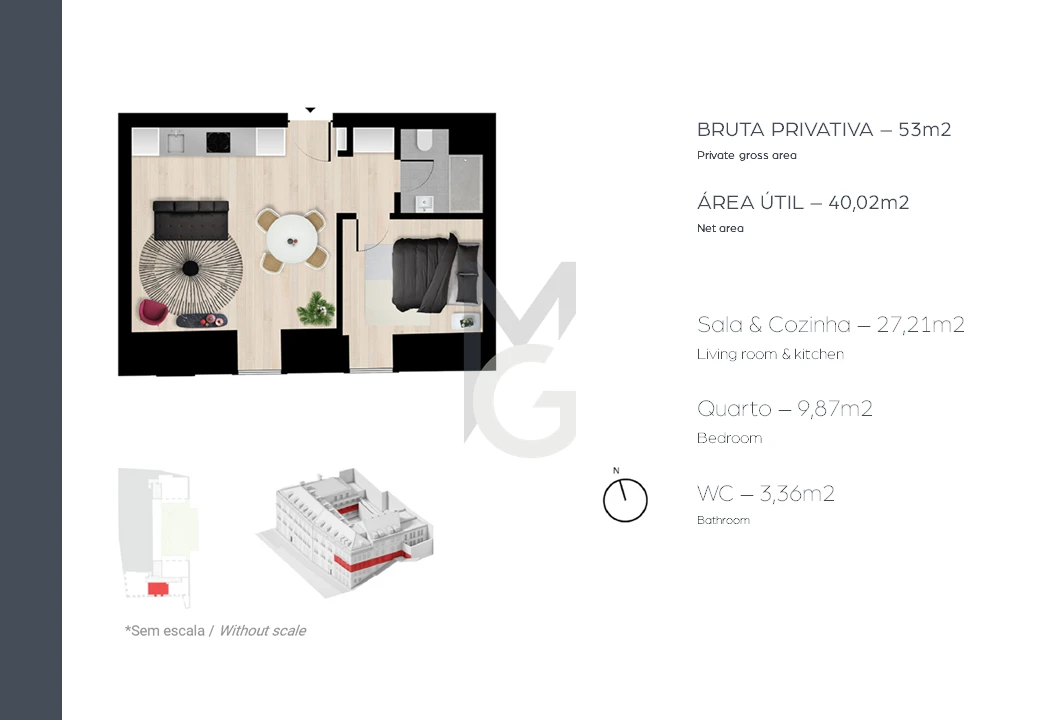 Apartamento T1 para Venda em Arroios Foto 16