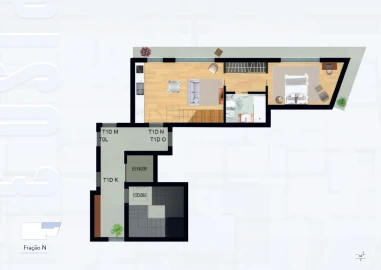 Apartamento T2 para Venda em Repeses e São Salvador