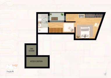 Apartamento T2 para Venda em Repeses e São Salvador