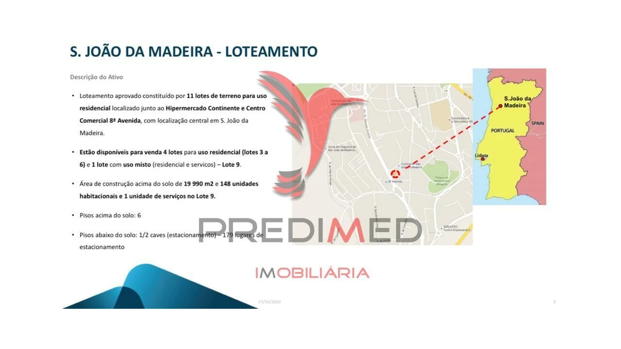 Terreno para Venda em São João da Madeira Foto 7