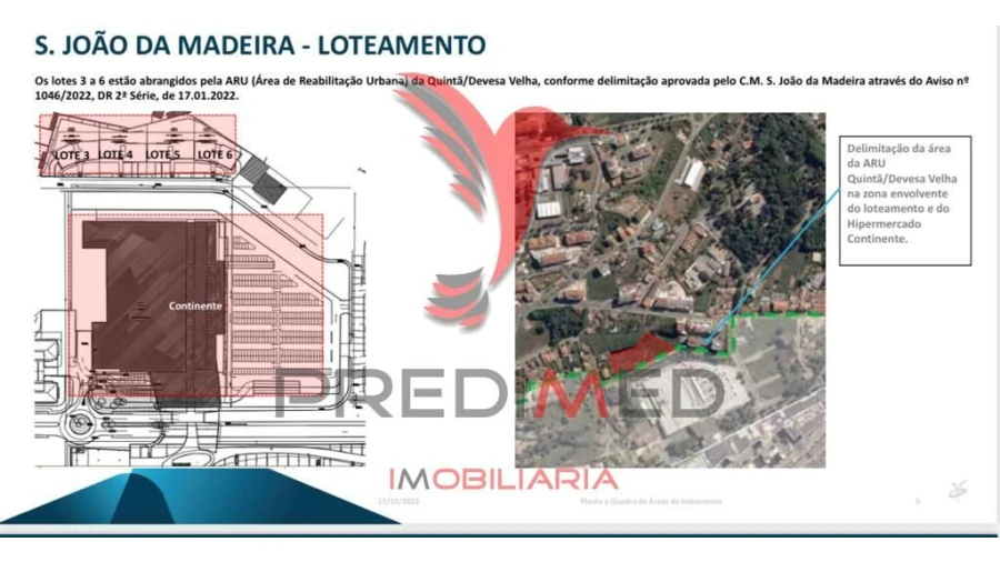 Terreno para Venda em São João da Madeira Foto 6