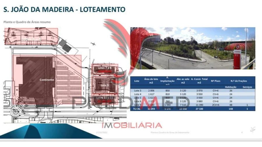 Terreno para Venda em São João da Madeira Foto 3
