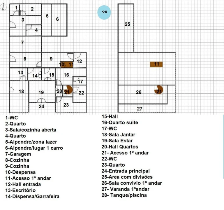 Moradia T2 para Venda em Santa Barbara de Nexe Foto 24