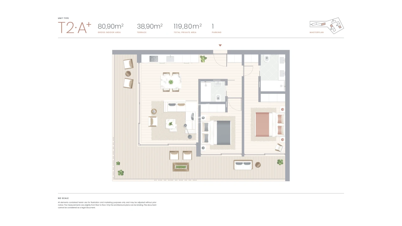 Apartamento T2 para Venda em Portimão Foto 7