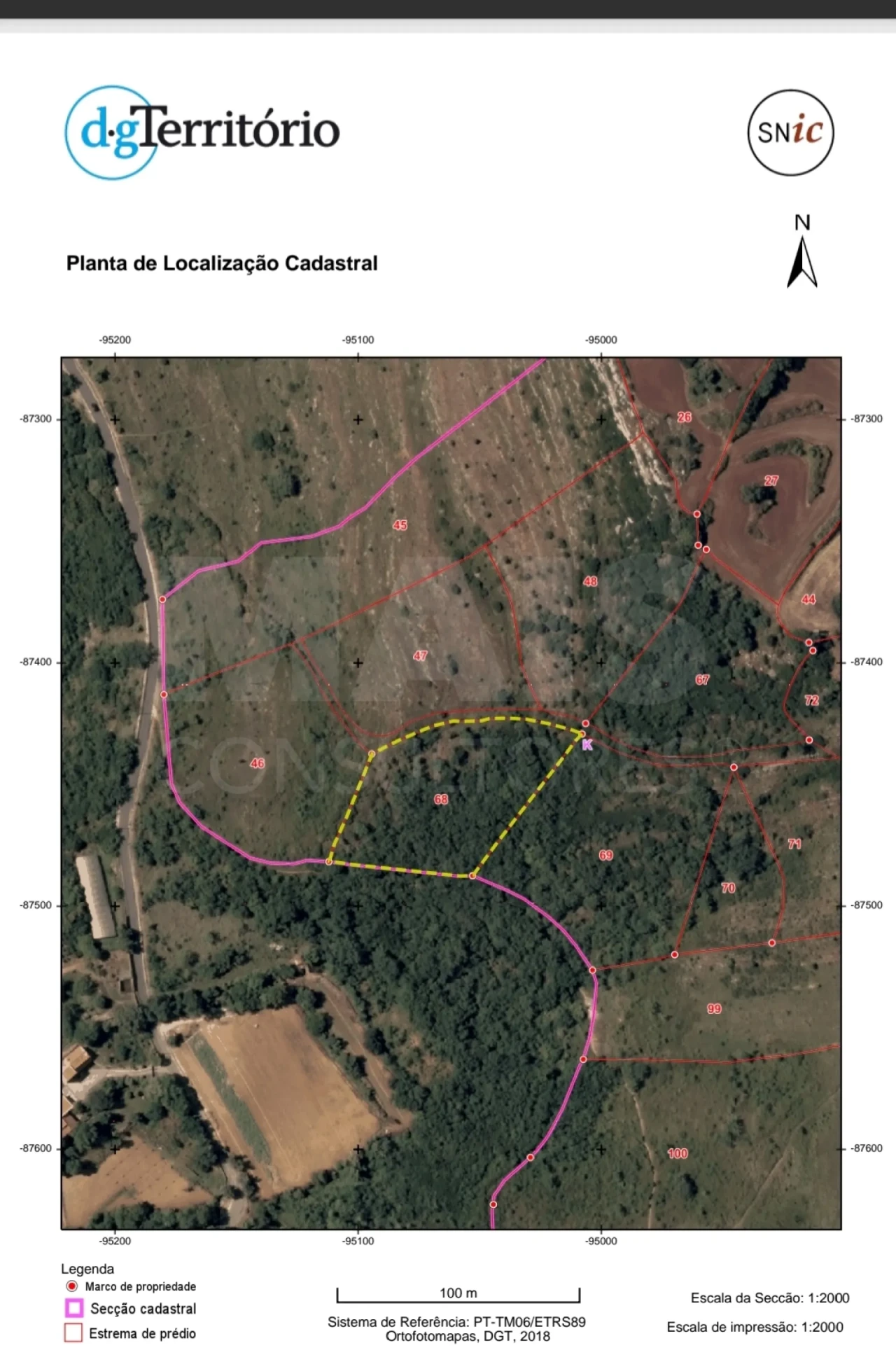 Terreno para Venda em Lousa Foto 2