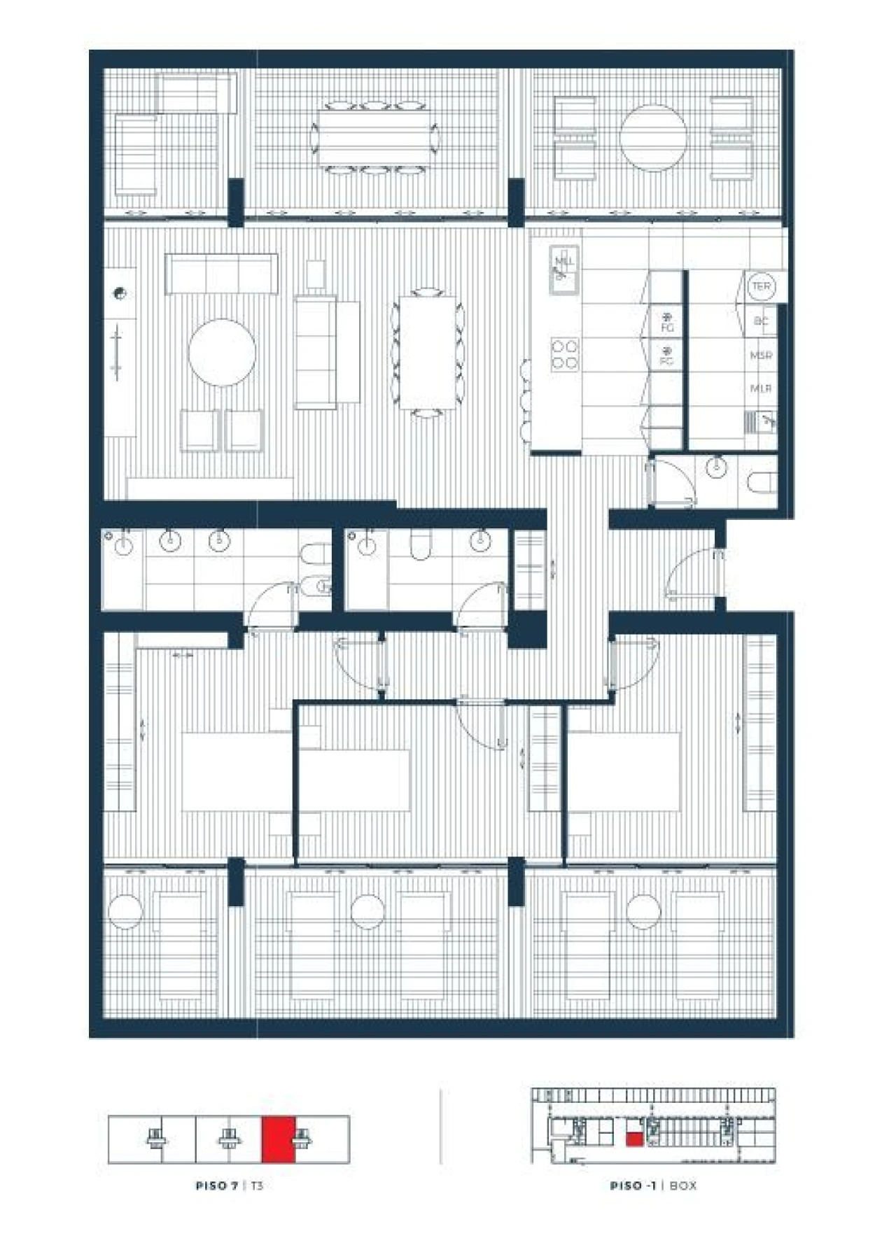 Apartamento T3 para Venda em Custóias, Leça do Balio e Guifões Foto 18